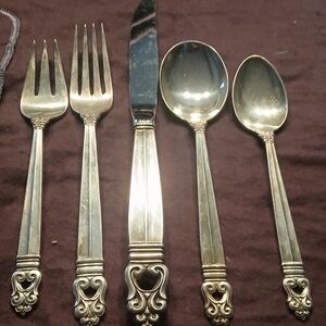 Elegant Sterling Flatware Set